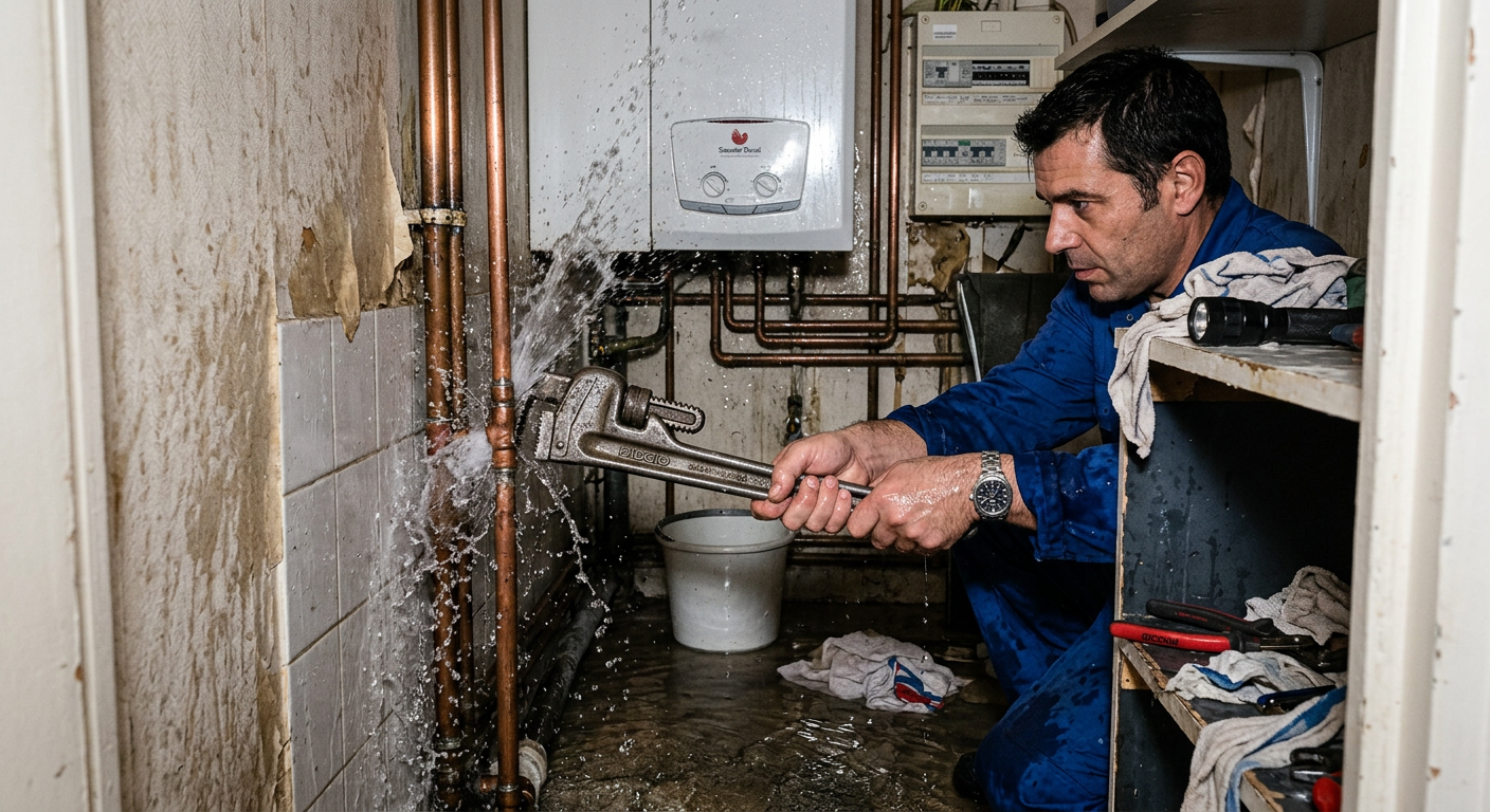 Réparation urgente fuite d'eau sur tuyauterie cuivre à Vélizy-Villacoublay